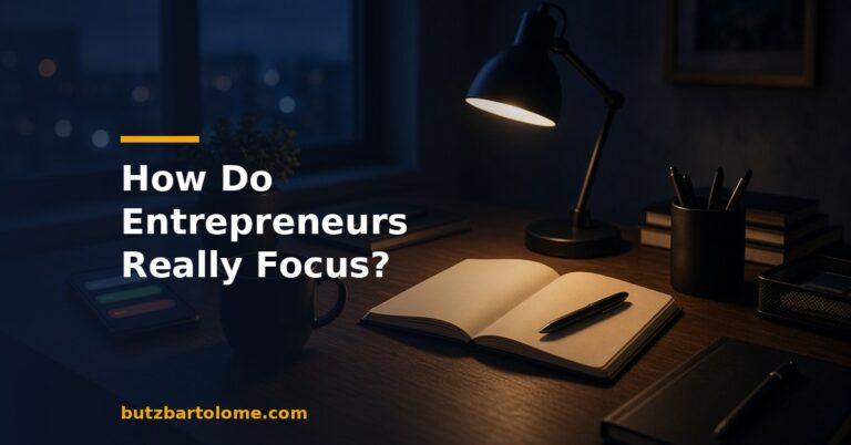 How Do Entrepreneurs Really Focus?