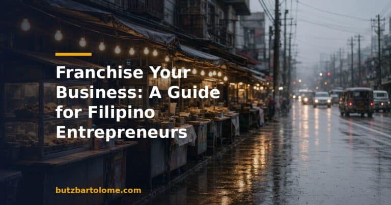 Franchise Your Business: A Guide for Filipino Entrepreneurs
